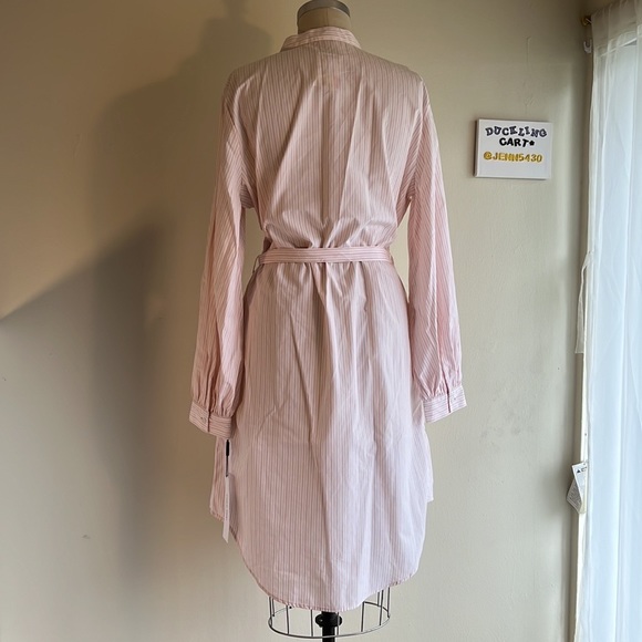 NWT Calvin Klein Petal Striped Short Dress SZ-12 - Picture 2 of 10